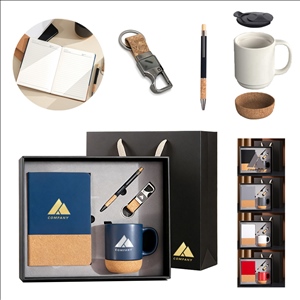 Cork & PU Business Gift Set